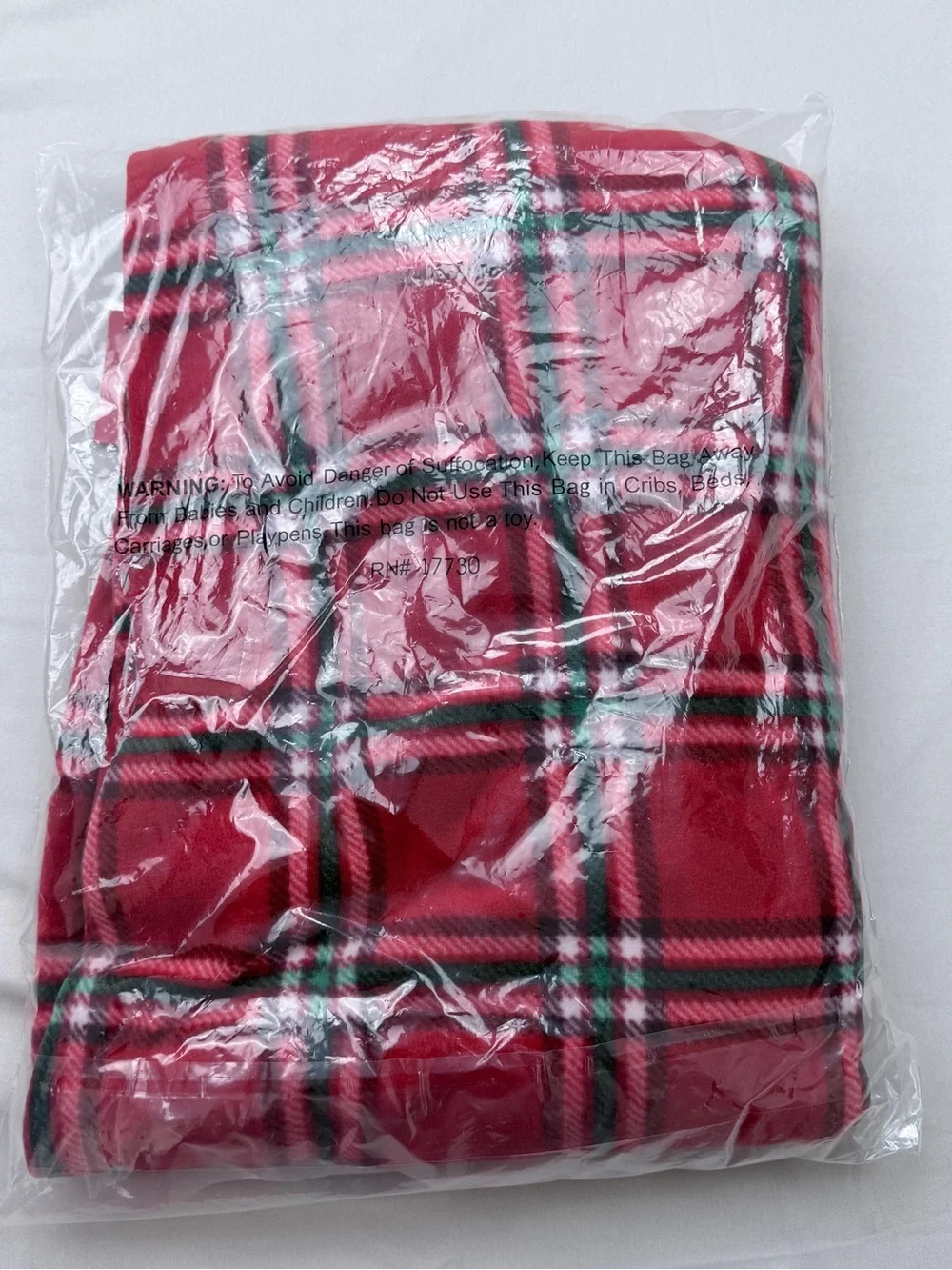 Target Red Plaid Fleece Pajama Pants - Picture 2 of 5